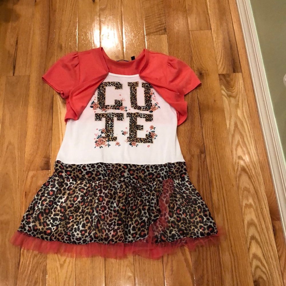 3/$25 Girls size large tunic top “CUTE”